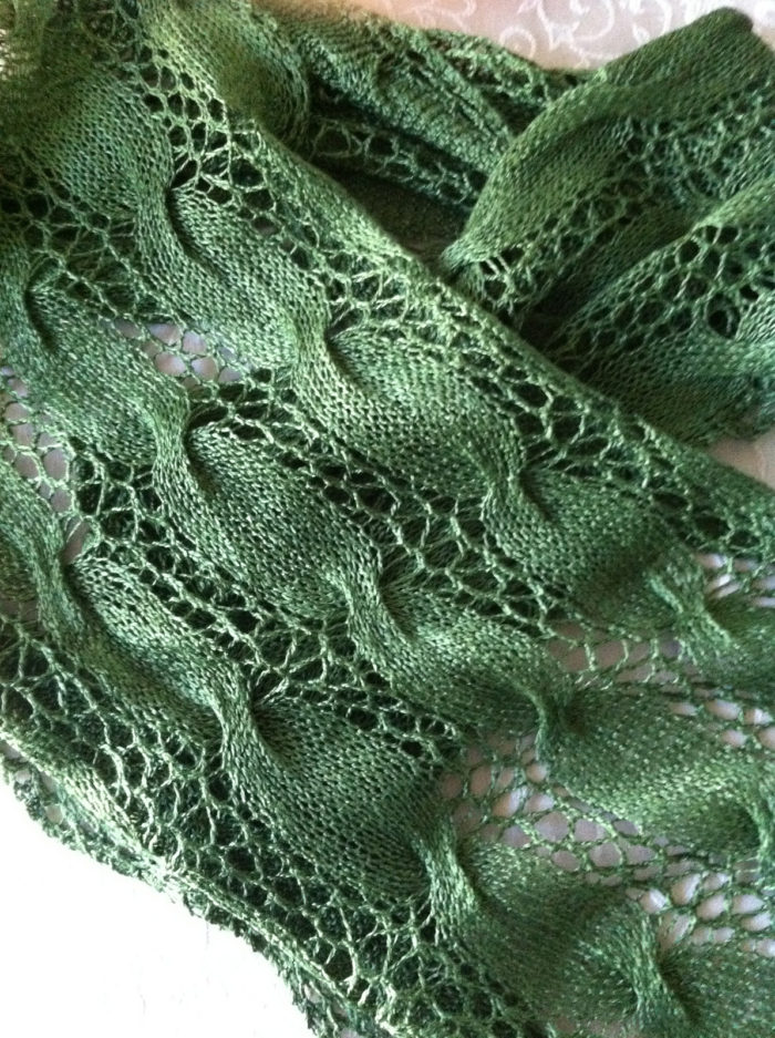 Free Knitting Pattern for Easy Jubilee Scarf
