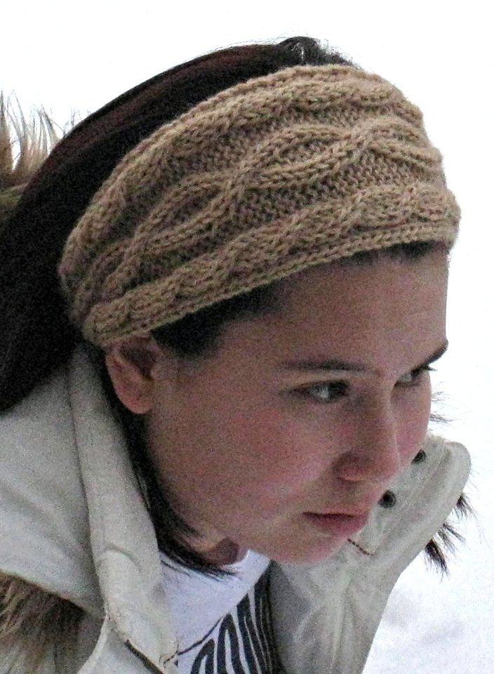 Free Knitting Pattern for Julias Cabled Headband