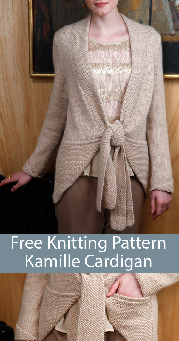 Free Knitting Pattern for Kamille Cardigan