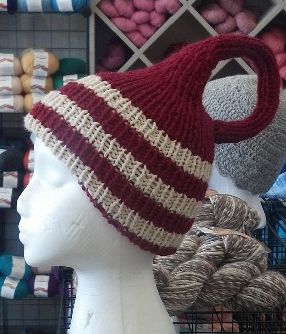 Free Knitting Pattern for Klein Bottle Hat