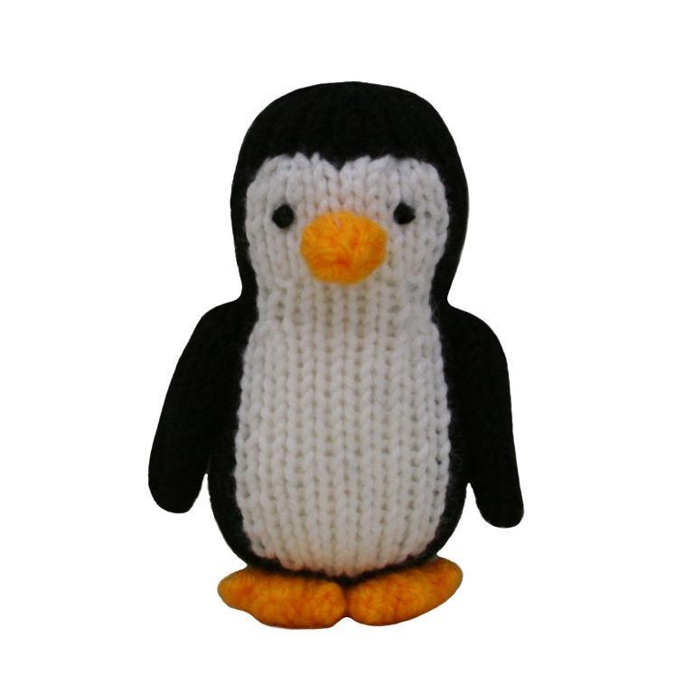Free knitting pattern for tiny penguin toy and more bird knitting patterns