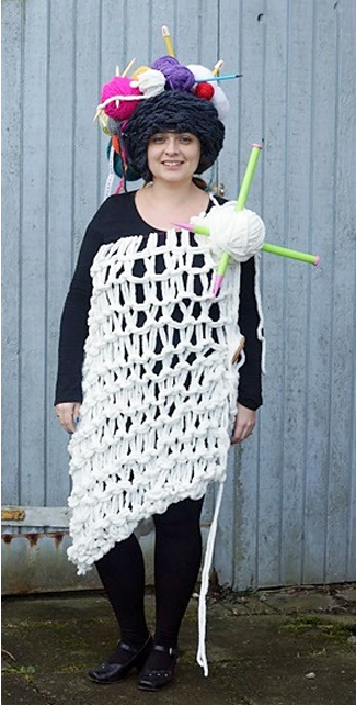 Free Knitting Pattern for a Knitter Costume