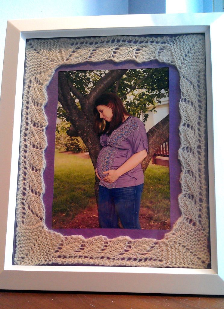 Knitting Pattern for Lace Photo Mats