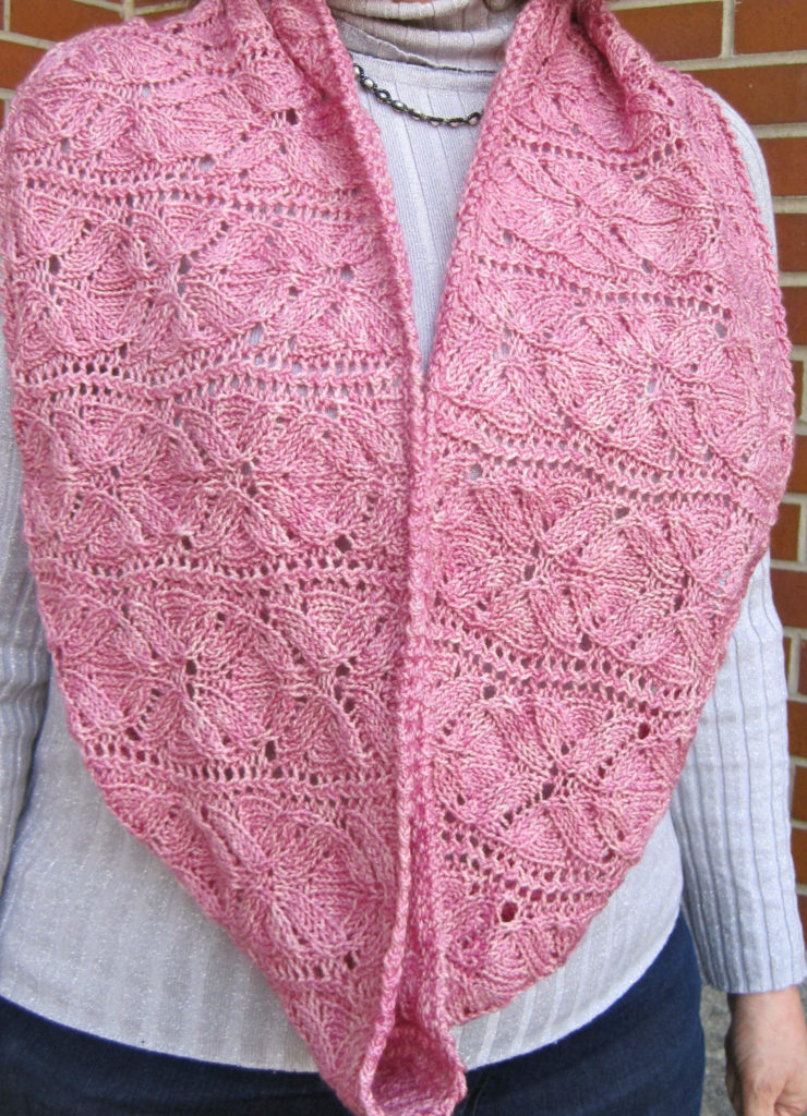 Knitting Pattern for Vinco Lace Flower Cowl