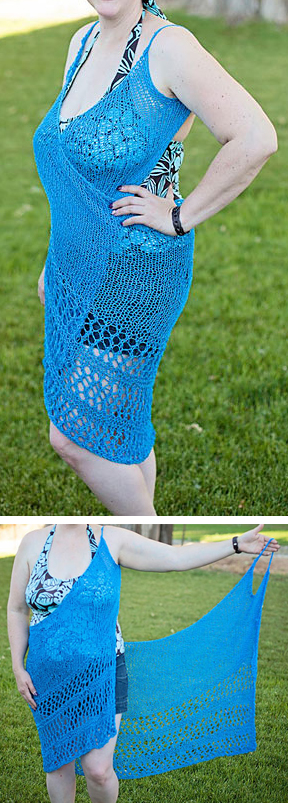Free Knitting Pattern for Laguna Beach Cover Up