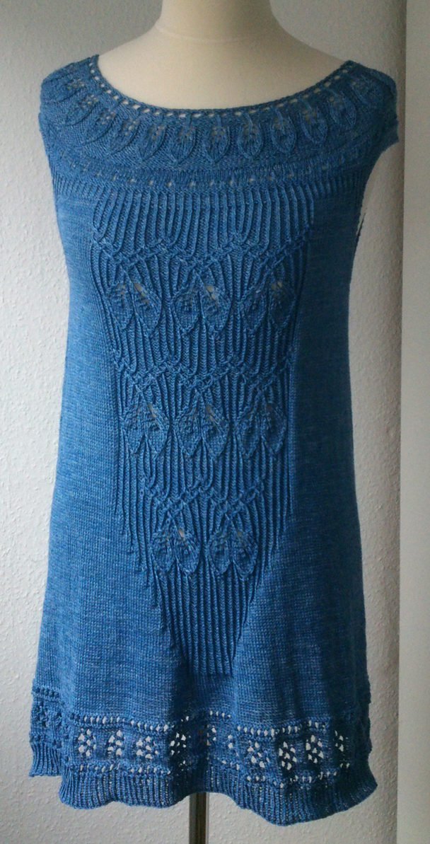 Free Knitting Pattern for Lavinia Tunic or Dress