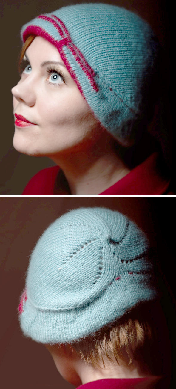 Free Knitting Pattern for Lee Cloche