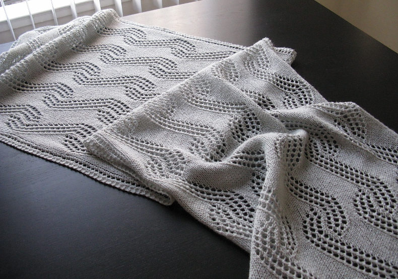 Free Knitting Pattern for Leher Wrap