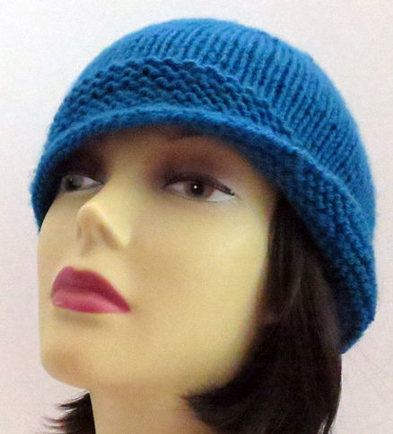 Knitting pattern for Leona Cloche Hat