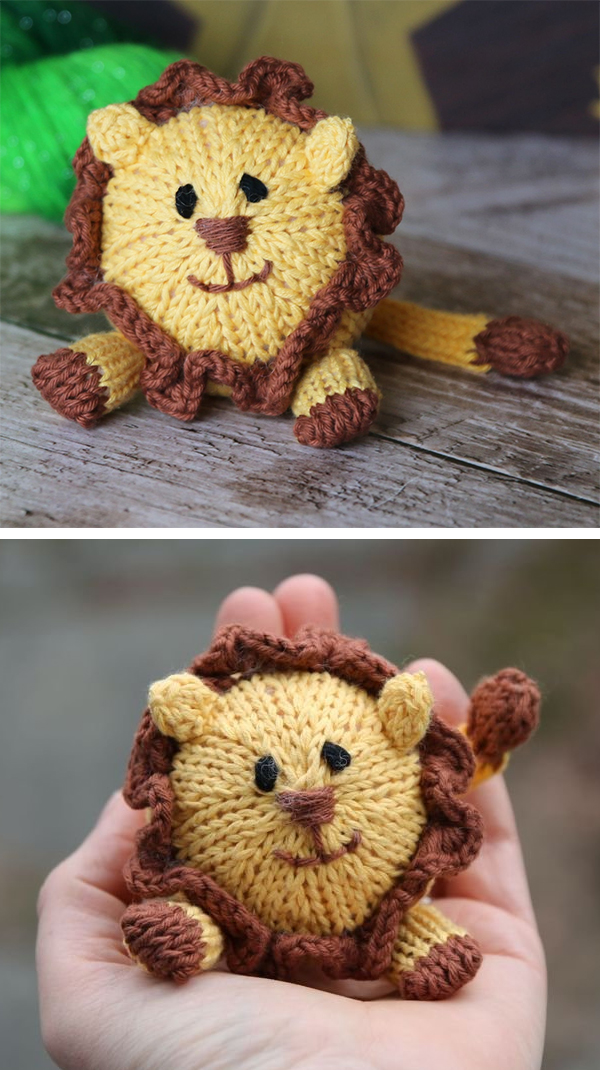 Knitting Pattern for Lion Amigurumi