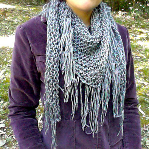 Free knitting pattern for the Literally 2 Hour Shawl and more weekend knitting patterns
