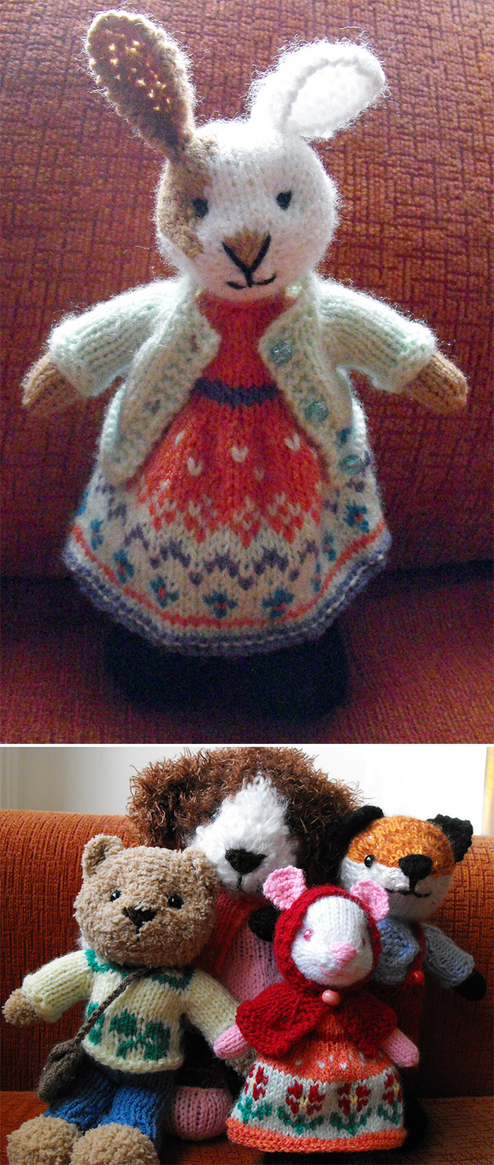 Free Knitting Patterns for Little Animal Toys