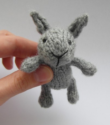 Free Knitting Pattern for Little Baby Bunny