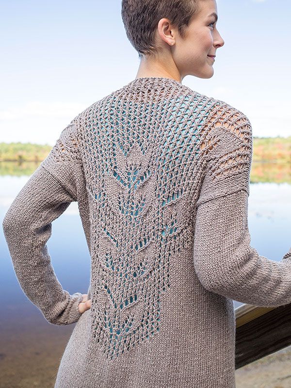 Mallow Lace Cardigan Free Knitting pattern and more cardigan knitting patterns