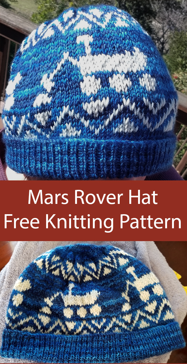 Free Knitting Pattern for Mars Rover Hat