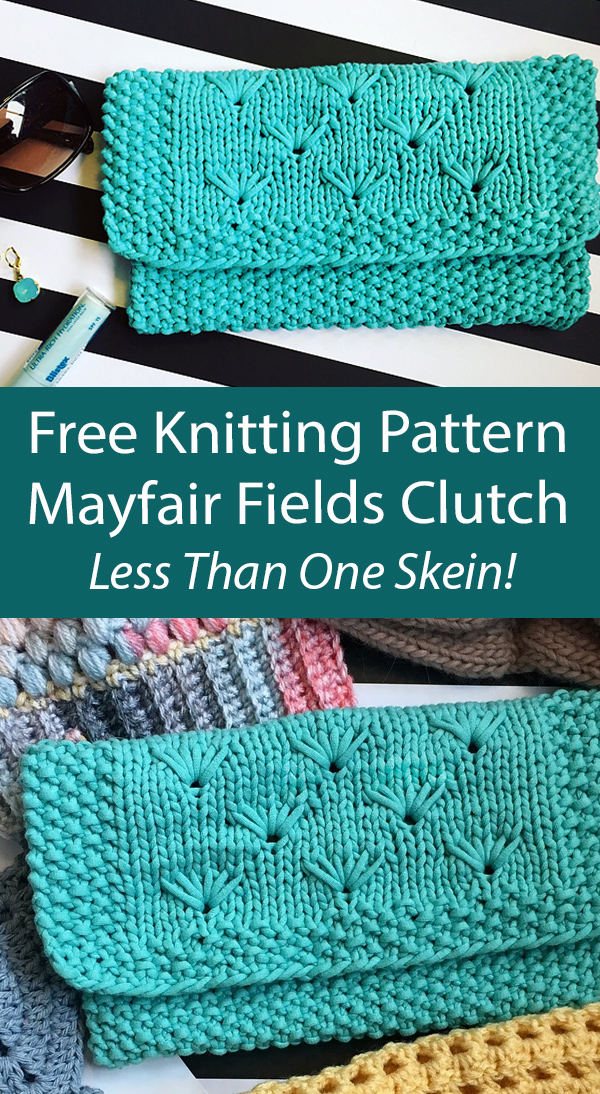 Free Clutch Knitting Pattern Mayfair Fields Clutch Purse