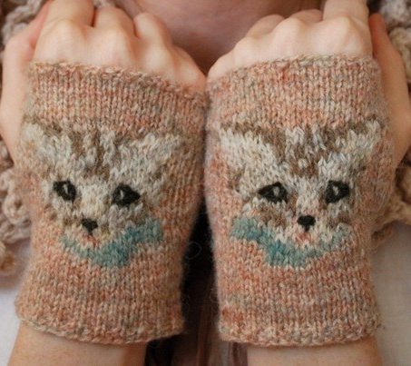 Knitting Pattern for Meow Mitts