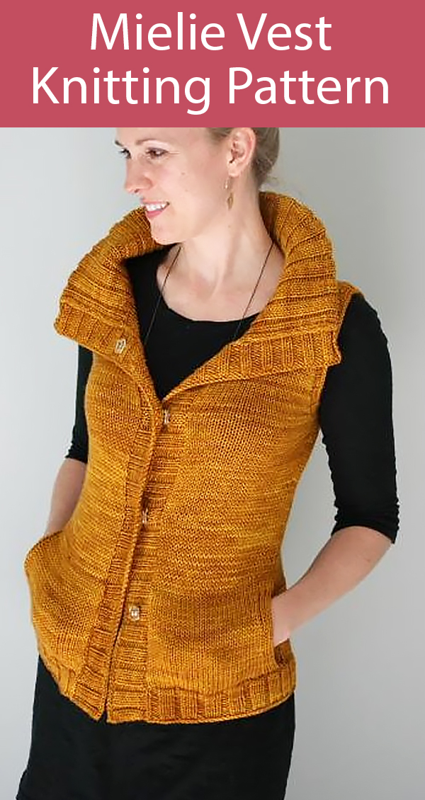 Knitting Pattern for Mielie Vest