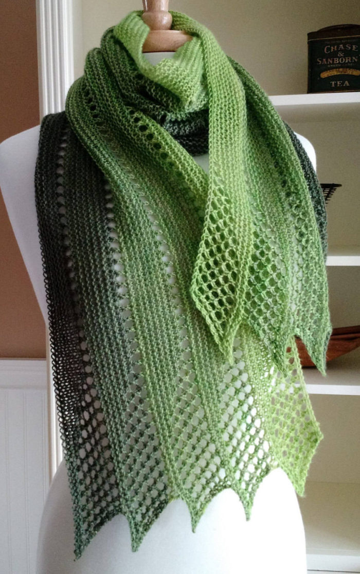 Knitting Pattern for Mistral Scarf