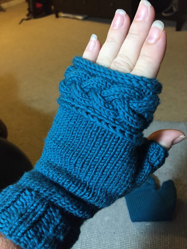 Free Knitting Pattern for Mistress Beauchamp's Mitts