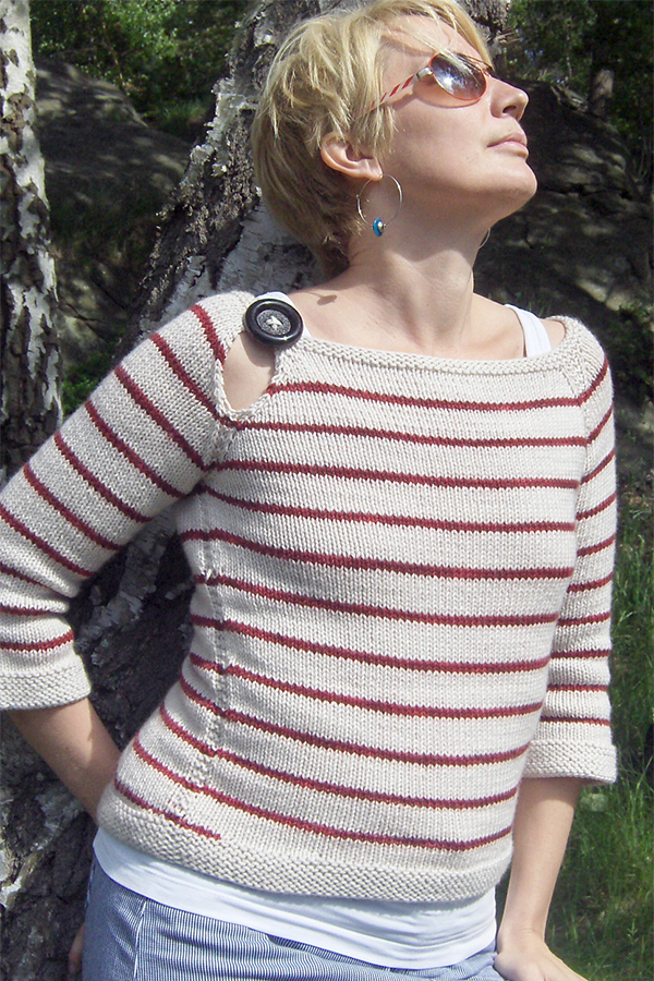 Free Knitting Pattern for Molly Pullover