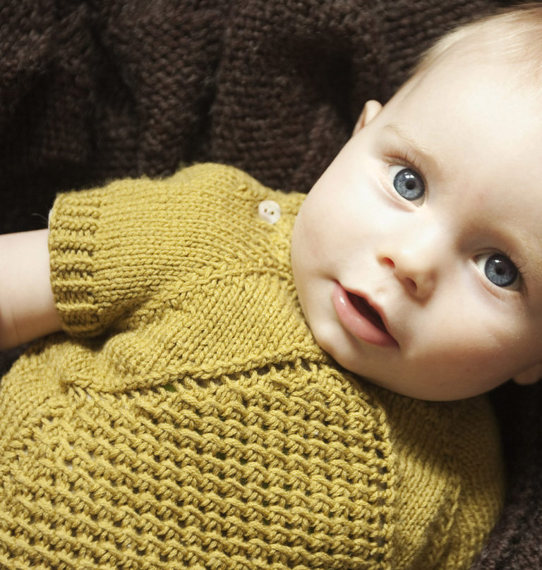 Free Knitting Pattern for Morpheus Baby Pullover