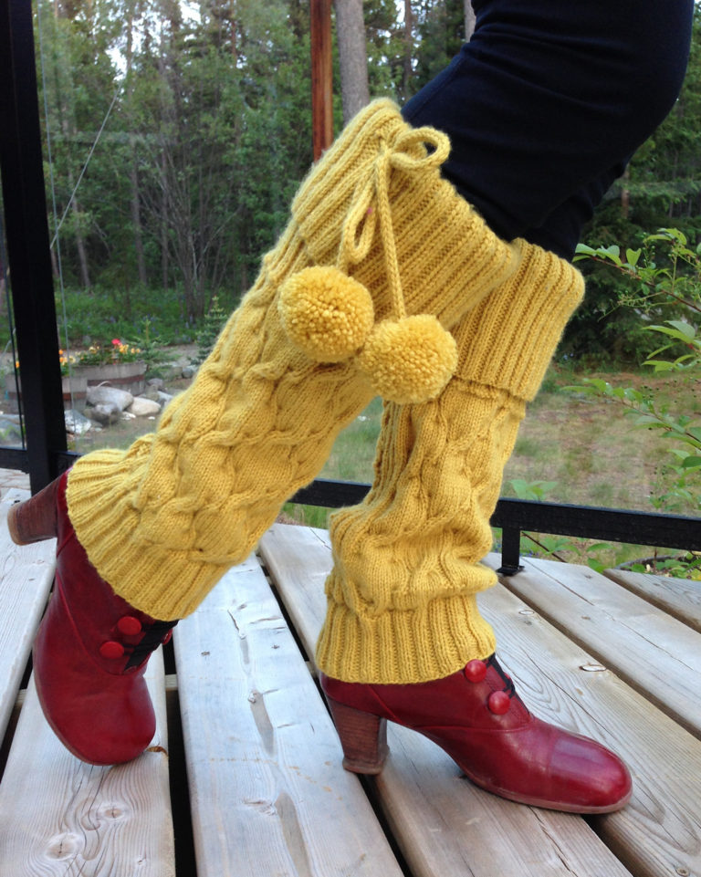 Free Knitting Pattern for Mosey Legwarmers