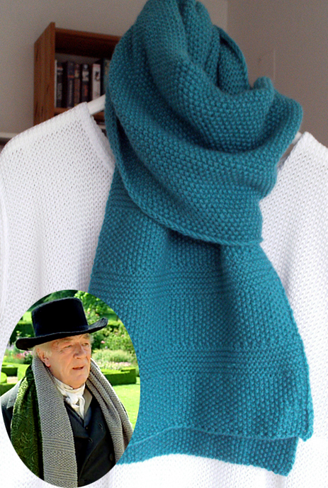 Free Knitting Pattern for Mr. Woodhouse Scarf