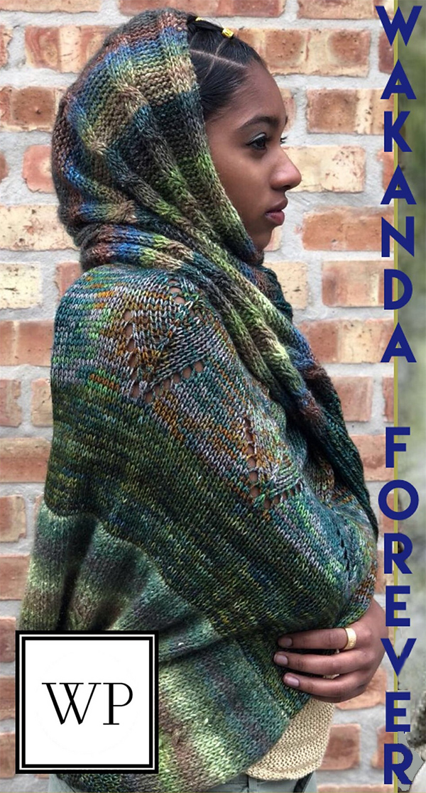 Free Knitting Pattern for Nakia's Infinity Scarf