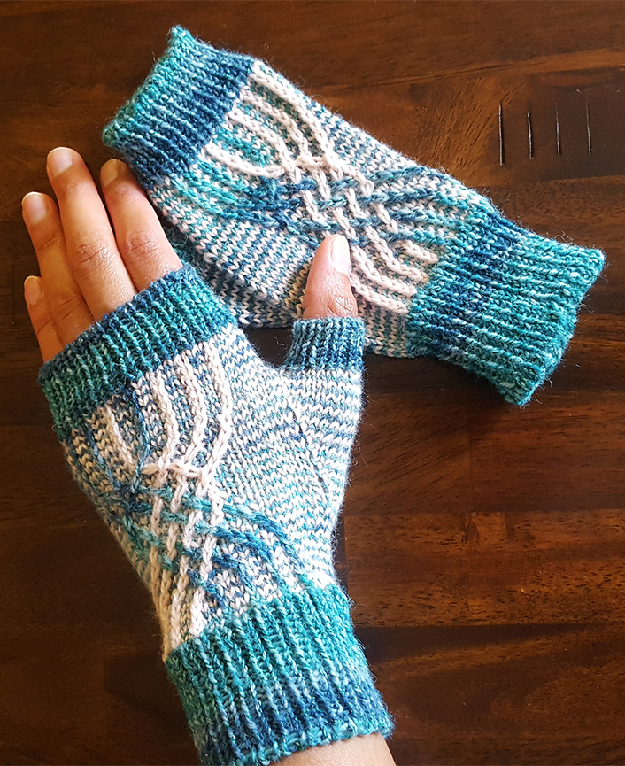 Free Knitting Pattern for Non-Hyphenated Mitts
