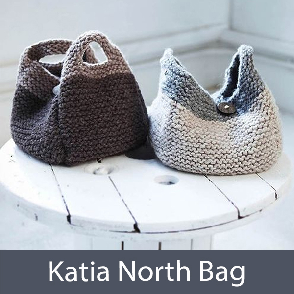 North Handbag Knitting Pattern Katia North Bag