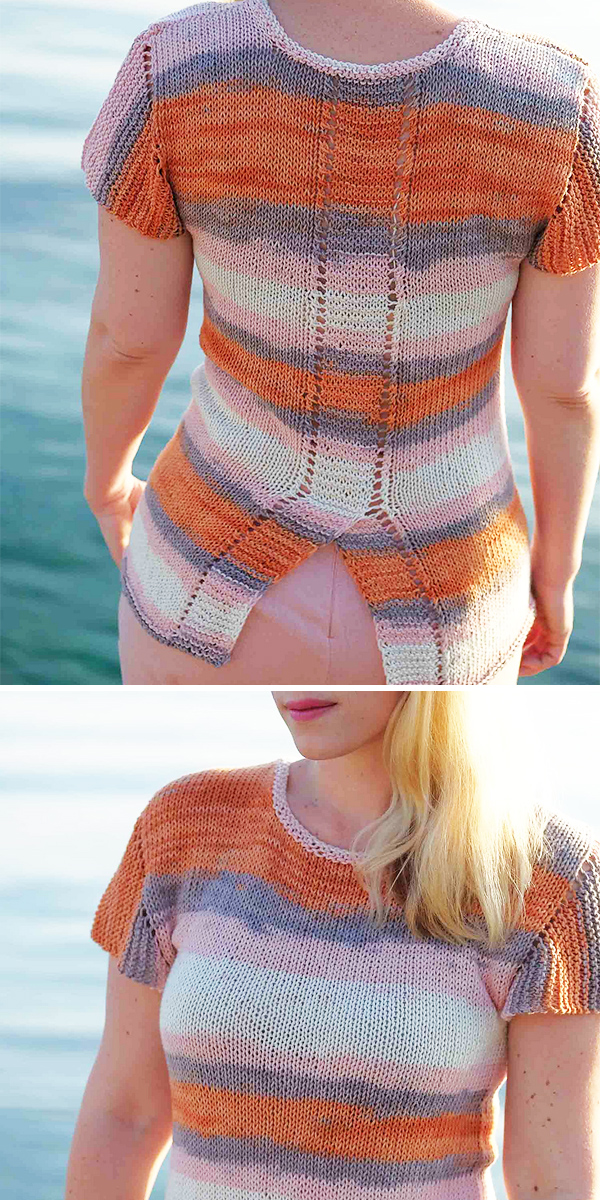 Free knitting pattern for Oh Pa Top