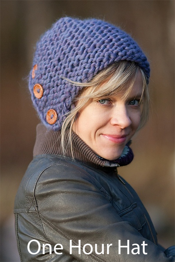 One Hour Hat Knitting Patterns