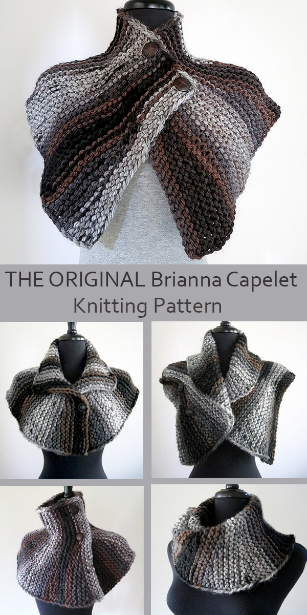 Knitting Pattern for Outlander Inspired Brianna's Capelet