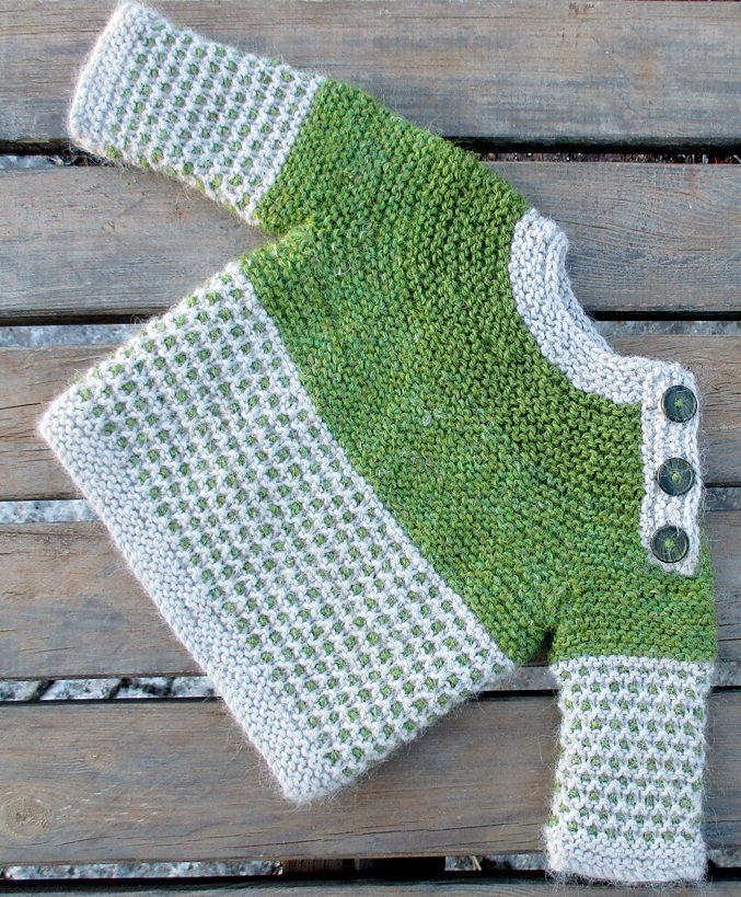 Free Knitting Pattern for Oslo Baby Sweater