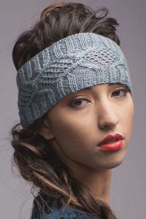 Knitting Pattern for Ostia Ear Warmer and Hat