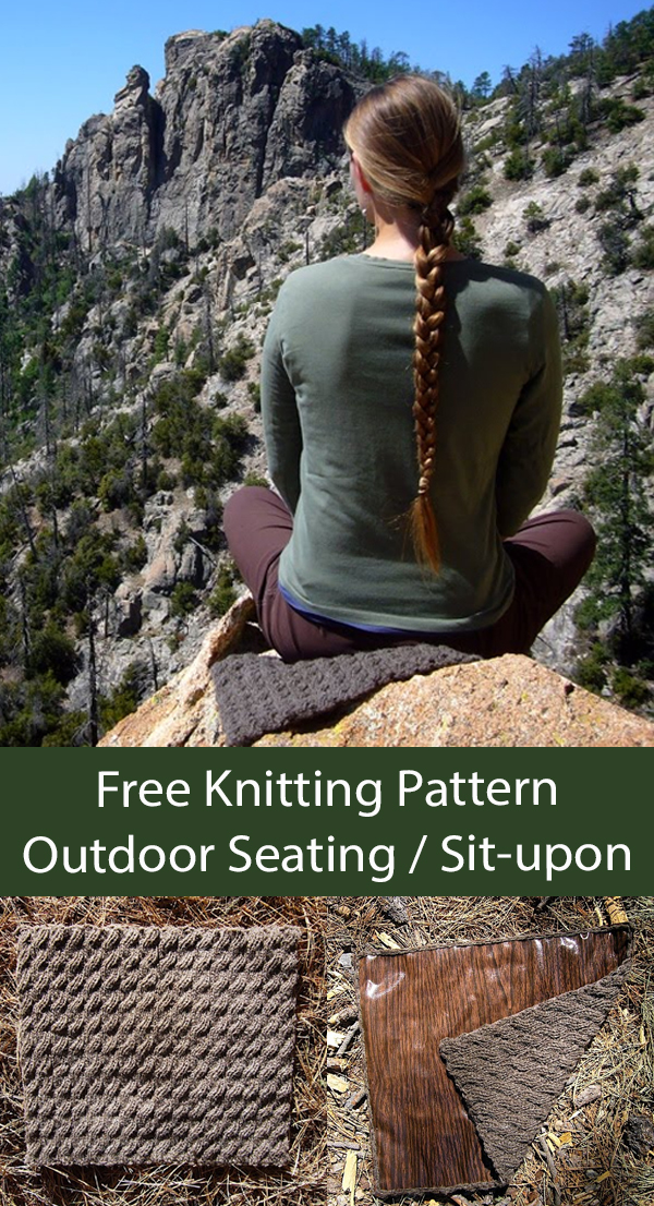 Free Knitting Pattern Sit-upon Outdoor Seating