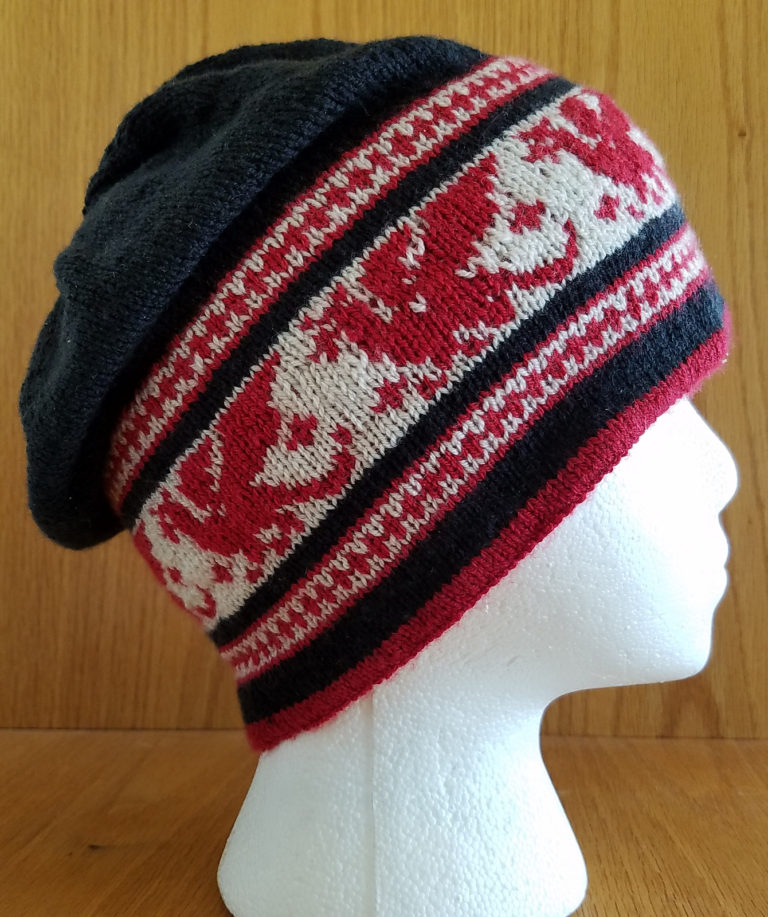 Free Knitting Pattern for Pendragon Slouch Hat