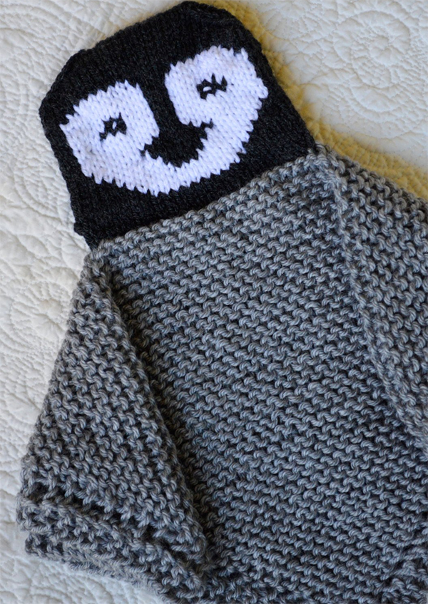 Knitting pattern for Penguin blanket buddy lovey and more security blanket knitting patterns
