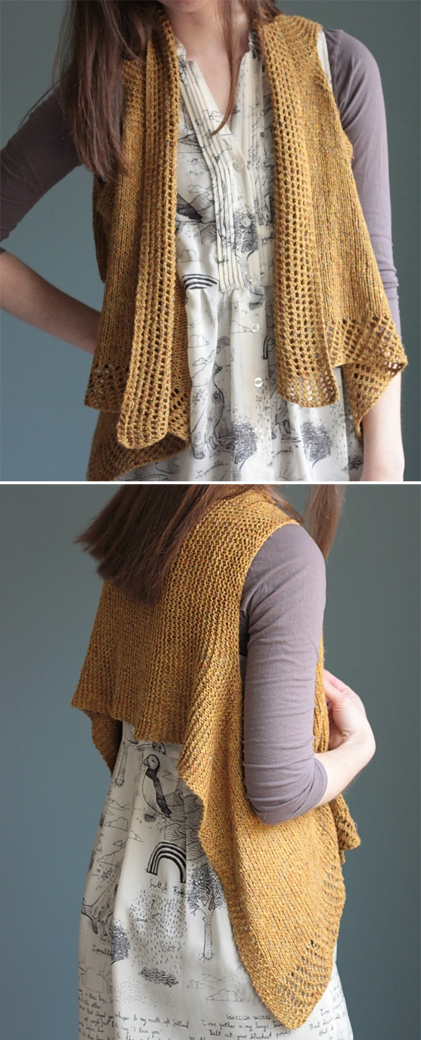 Knitting Pattern for Penny Vest