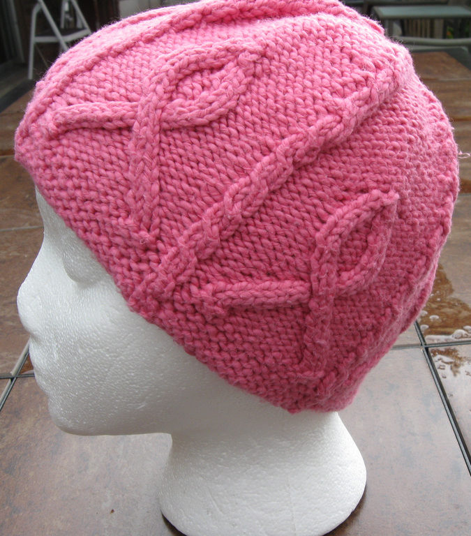 Free Knitting Pattern for Pink Ribbon Hat