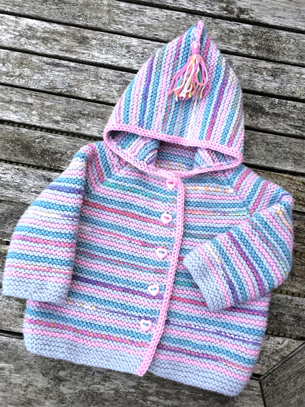 Knitting Pattern for Pippa's Baby Cardigan