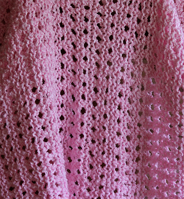 Free Knitting Pattern for Playtime Baby Blanket