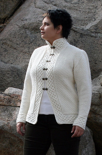 Pohjan Neito Cable Cardigan free knitting pattern and more cardigan sweater knitting patterns