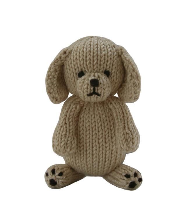 Free knitting pattern for Puppy by Knitables and more dog knitting patterns