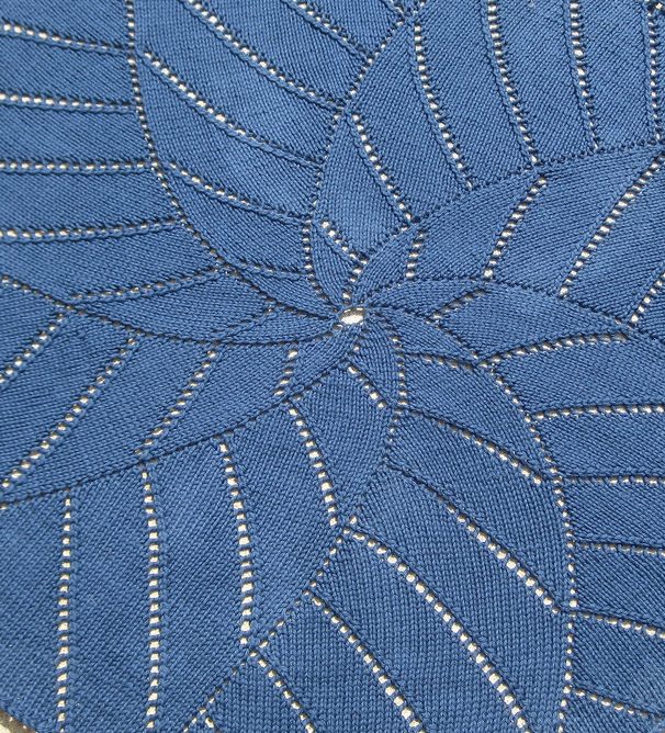 Free Knitting Pattern for Radiating Star Blanket