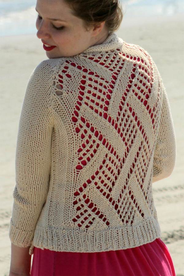 Knitting pattern for Rockaway Cardigan 