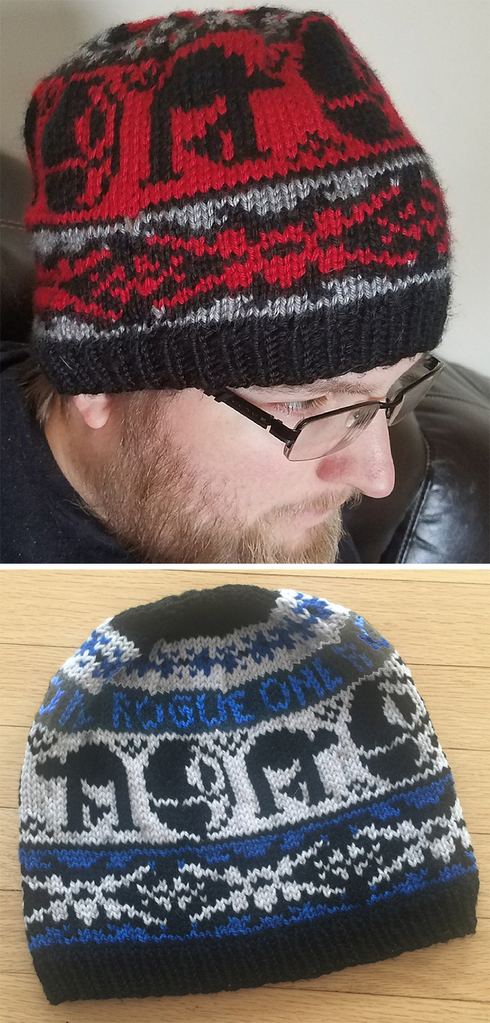 Free Knitting Pattern for Rogue One Hat