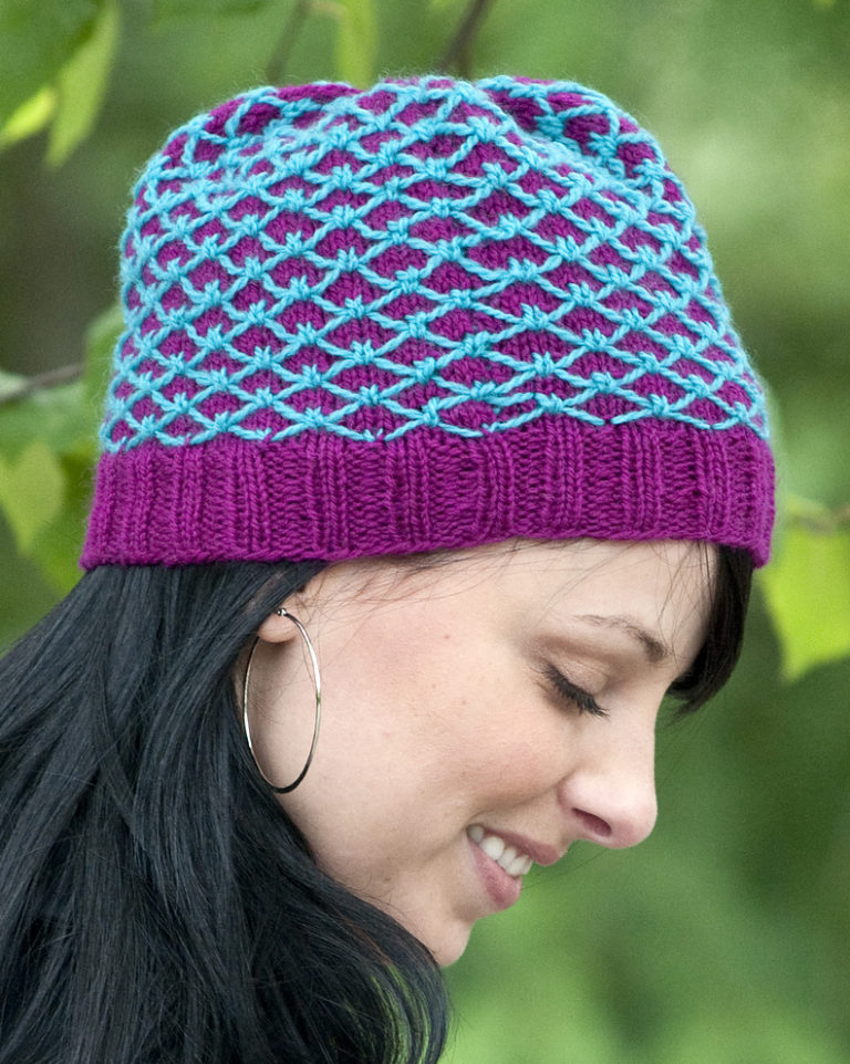 Free Knitting Pattern for Royal Quilting Hat