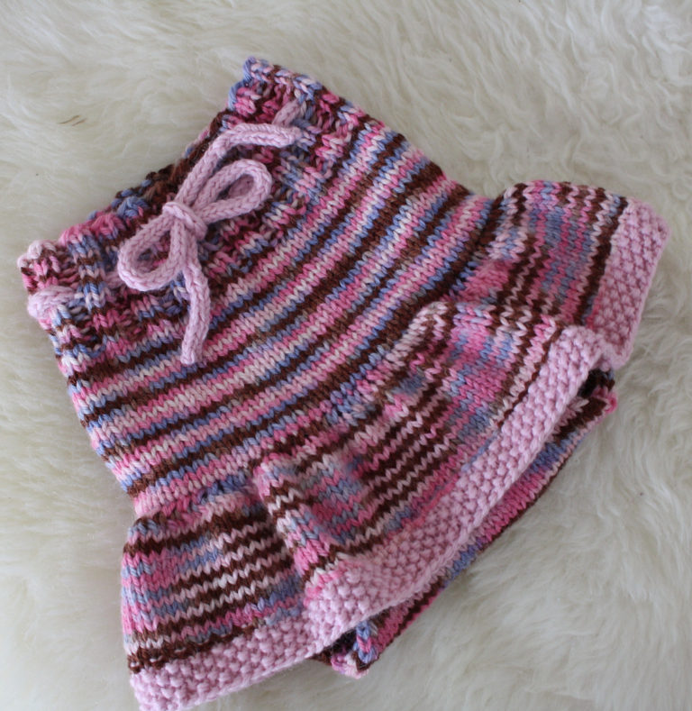 Free Knitting Pattern for Ruffle Skirted Soaker